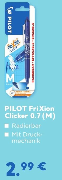 Famila Nord Ost Pilot FriXion Clicker 0.7 (M) Angebot