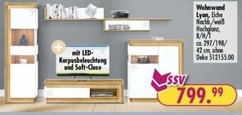 Möbel Boss Wohnwand Lyon Angebot