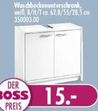 Möbel Boss Waschbeckenunterschrank Angebot