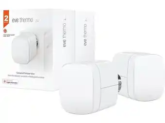 Saturn Eve eve thermo, 2er pack - smartes heizkörperthermostat, autonome zeitpläne, apple homekit, bluetooth, thread weiß Angebot