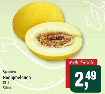 Markant Spanien Honigmelonen Angebot
