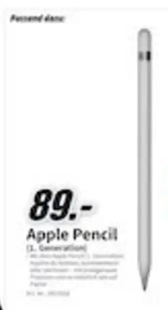 MediaMarkt Apple Pencil Gen.1 Angebot