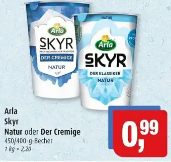 Markant Arla Skyr Natur oder Der Cremige 450/400 g Becher Angebot