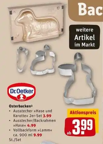 REWE City Dr. Oetker Osterbacken Angebot