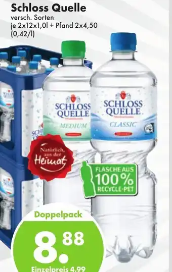 Trink und Spare Schloss Quelle 2x12x1L Angebot