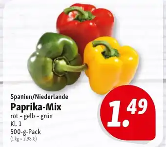 Nah & Frisch Paprika Mix 500g Angebot