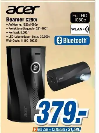 Expert Acer Beamer C250i Angebot