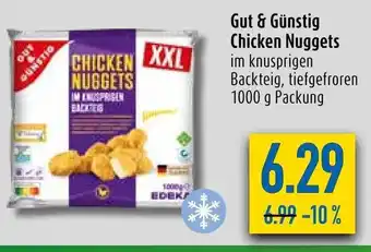 diska Gut & Gunstig Chicken Nuggets 1 kg Angebot