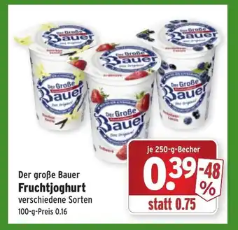 Wasgau Der Große Bauer Fruchtjoghurt 250g Becher Angebot