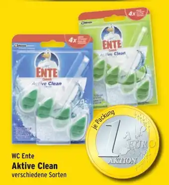 Wasgau WC Ente Aktive Clean Angebot