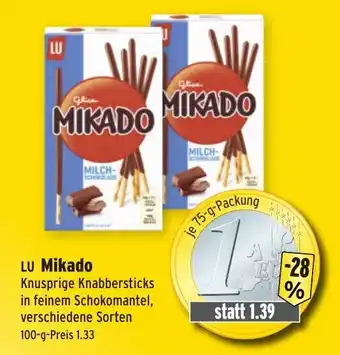 Wasgau Lu Mikado 75g Angebot