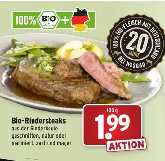 Wasgau Bio Rindersteaks 100g Angebot