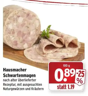 Wasgau Hausmacher Schwartenmagen 100g Angebot