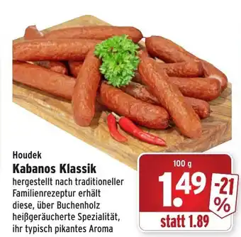 Wasgau Houdek Kabanos Klassik 100g Angebot