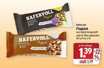 Wasgau Hafervoll Flapjack 65g Angebot