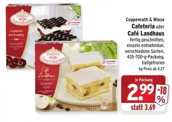 Wasgau Coppenrath & Wiese Cafeteria oder Café Landhaus 435-700g Angebot