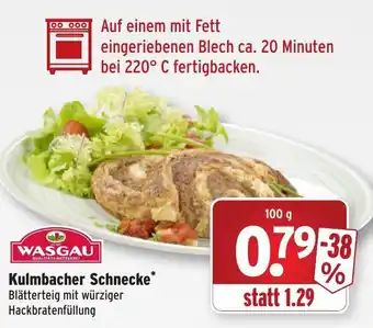 Wasgau Kulmbacher Schnecke 100g Angebot