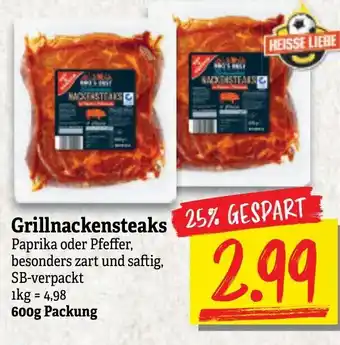 NP Discount Grillnackensteaks 600g Angebot