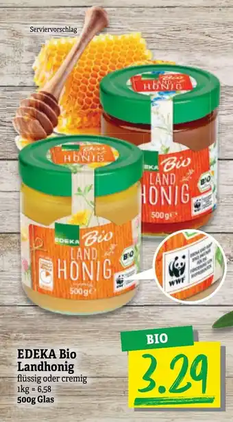 NP Discount Edeka Bio Landhonig 500g Angebot