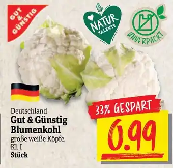 NP Discount Gut & Günstig Blumenkohl Angebot