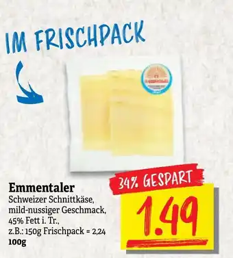 NP Discount Emmentaler 100g Angebot