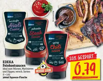 NP Discount Edeka Feinkostsaucen 300ml Angebot