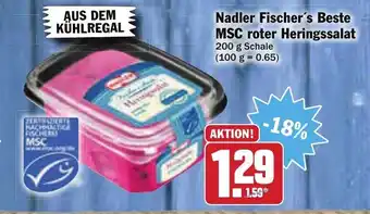 AEZ Nadler Fischer's Beste MSC roter Heringssalat 200g Angebot