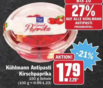 AEZ Kühlmann Antipasti Kirschpaprika 150g Angebot