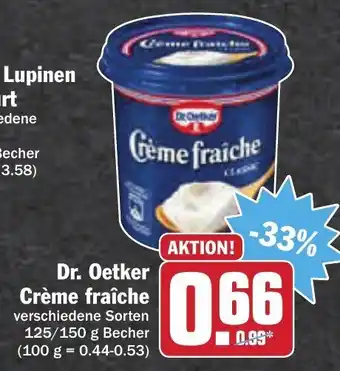 AEZ Dr. Oetker Crème fraîche 125/150g Becher Angebot