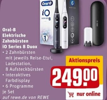 REWE City Oral B-Elektrische Zahnbürsten iO Series 8 Duox Angebot