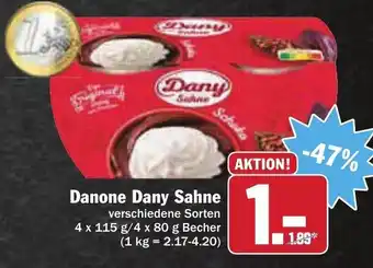 AEZ Danone Dany Sahne 4x80/4x115g Angebot