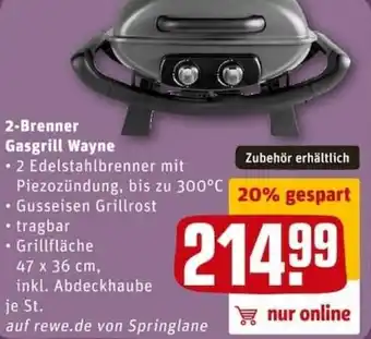REWE City 2 Brenner Gasgrill Wayne Angebot