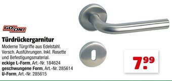 Hagebau Go/On! Türdrückergarnitur Angebot