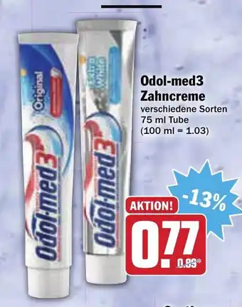 AEZ Odol med3 Zahncreme 75ml Angebot