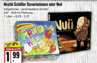 Edeka Frischemarkt Nestlé schöller eisvariationen oder nuii Angebot