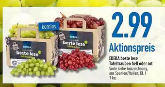 diska Edeka beste lese tafeltrauben hell oder rot Angebot