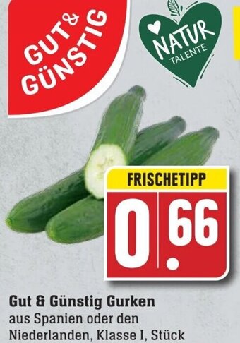 Edeka Neukauf Gut & Günstig Gurken Angebot