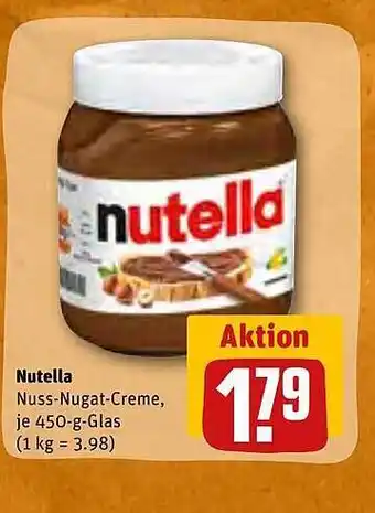 REWE Kaufpark Nutella Angebot