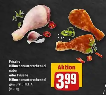 REWE Kaufpark Frische hähnchenunterschenkel Angebot