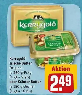 REWE Kaufpark Kerrygold irische butter oder kräuter butter Angebot