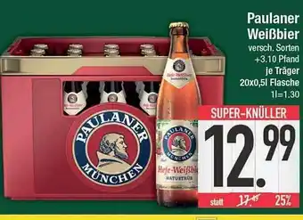 E-Center Paulaner weißbier Angebot