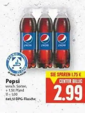 E-Center Pepsi Angebot