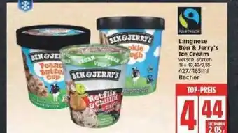 Edeka Langnese ban & jerry's ice cream Angebot