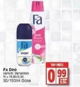 Edeka Fa deo Angebot