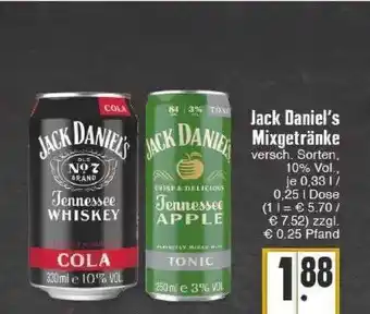 Edeka Jack daniel's miwgetränke Angebot