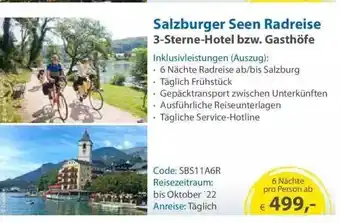 Edeka Salzburger seen radreise Angebot