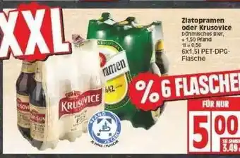 Edeka Zlatopramen oder krusovice Angebot