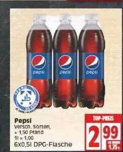 Alle Pepsi Angebote Entdecken Sie das günstigste Pepsi Angebot!