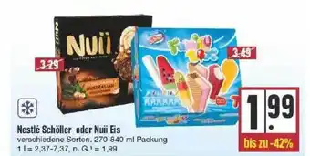 Edeka Nestlé schöller oder nuii eis Angebot