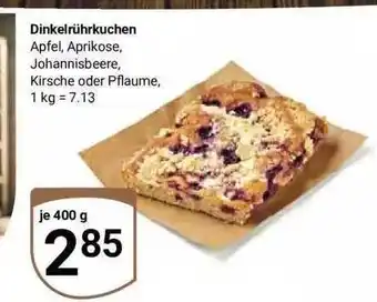 Globus Dinkelrührkuchen Angebot